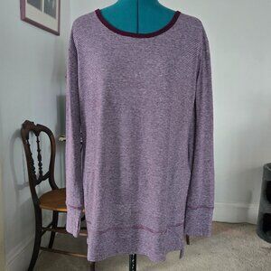 Peyton Jensen Striped Long Sleeve Top